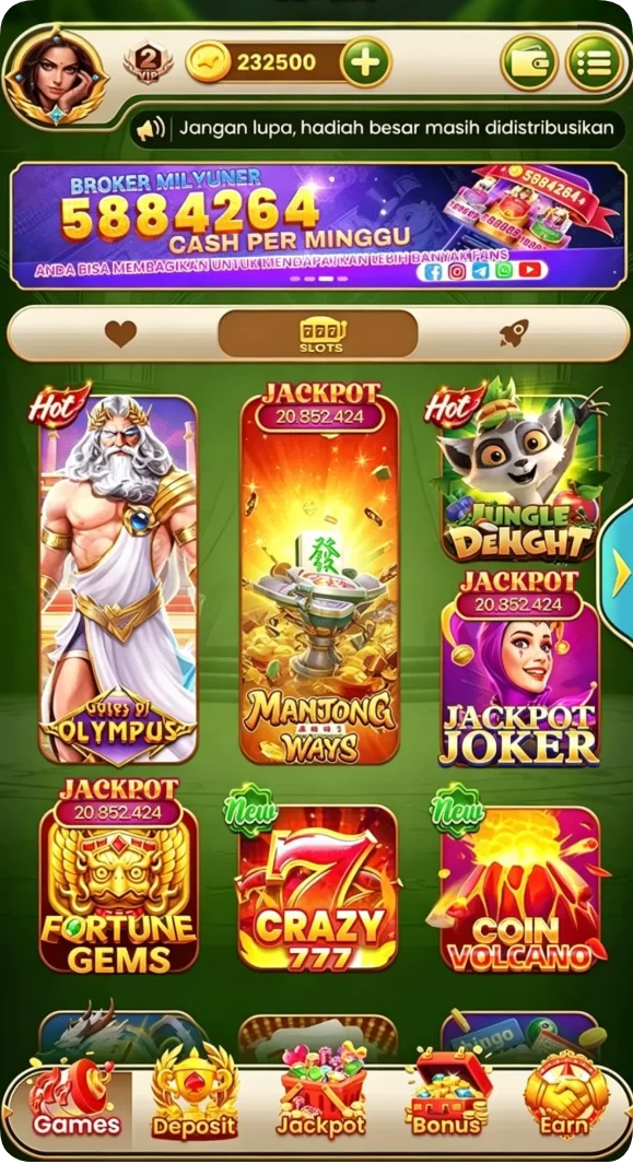 Tampilan utama aplikasi Review Aplikasi gn168 yang intuitif dan efisien.