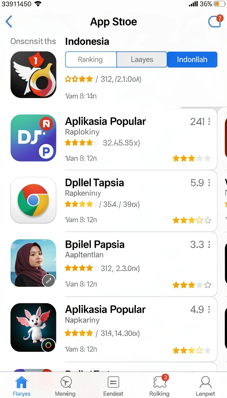 Tampilan utama aplikasi Review Aplikasi hanabi88 yang intuitif dan efisien.